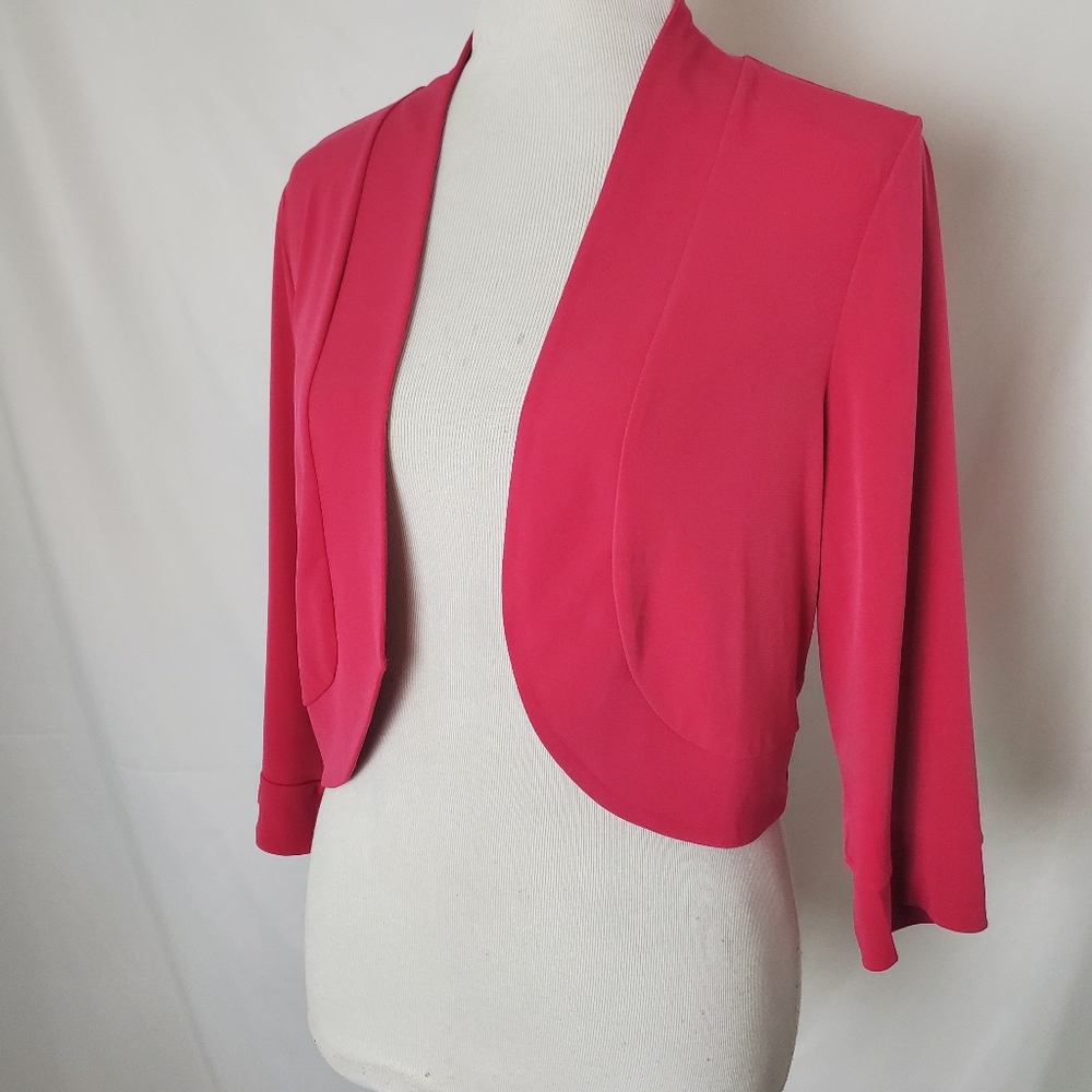 Rekucci fuschia bolero jacket